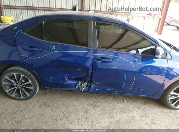 5YFBURHE4HP680486 2017 TOYOTA COROLLA Blue Widok z przodu