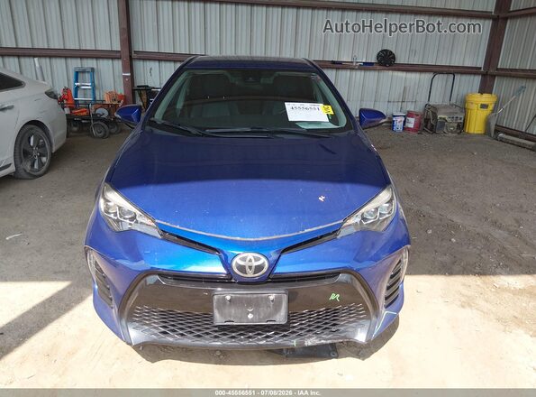 5YFBURHE4HP680486 2017 TOYOTA COROLLA Blue Widok wnętrza z tyłu