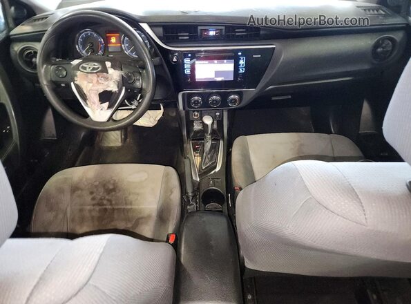 5YFBURHE4HP688359 2017 TOYOTA COROLLA Gray წინა პანელის ხედი
