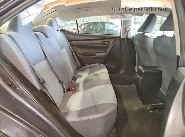 5YFBURHE4HP688359 2017 TOYOTA COROLLA Gray უკანა სავარძლების ხედი
