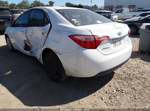 5YFBURHE4HP698955 2017 TOYOTA COROLLA White Tył lewy