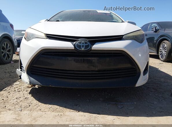 5YFBURHE4HP698955 2017 TOYOTA COROLLA White Widok zestawu wskaźników