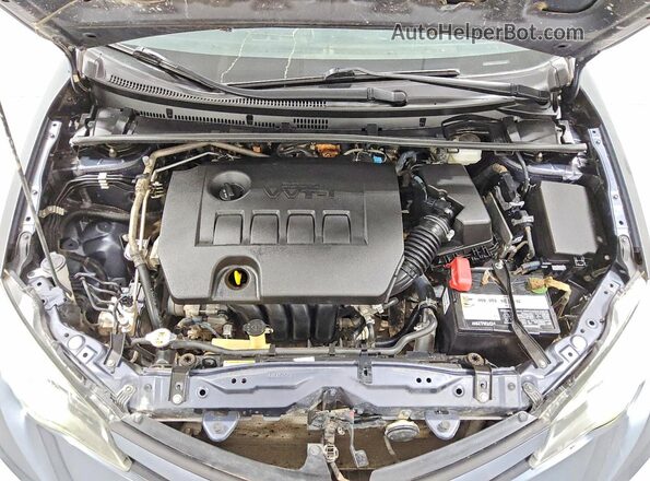 5YFBURHE4HP725989 2017 TOYOTA COROLLA Gray Вид задньої частини салону