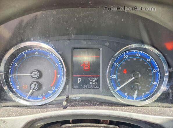 5YFBURHE4HP733851 2017 TOYOTA COROLLA White Instrument cluster view