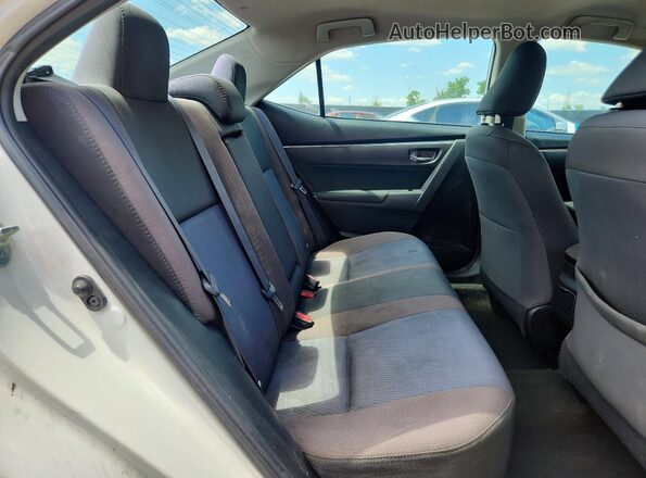 5YFBURHE4HP733851 2017 TOYOTA COROLLA White Rear seats view