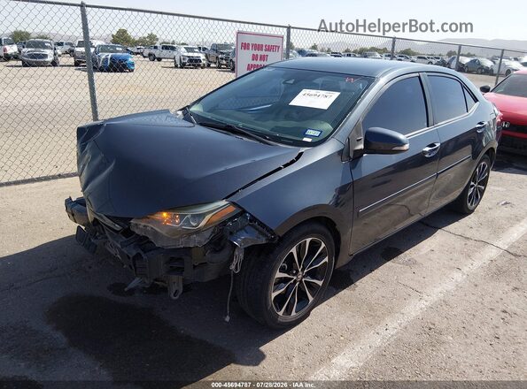 5YFBURHE4JP745746 2018 TOYOTA COROLLA Dark Blue Przód lewy