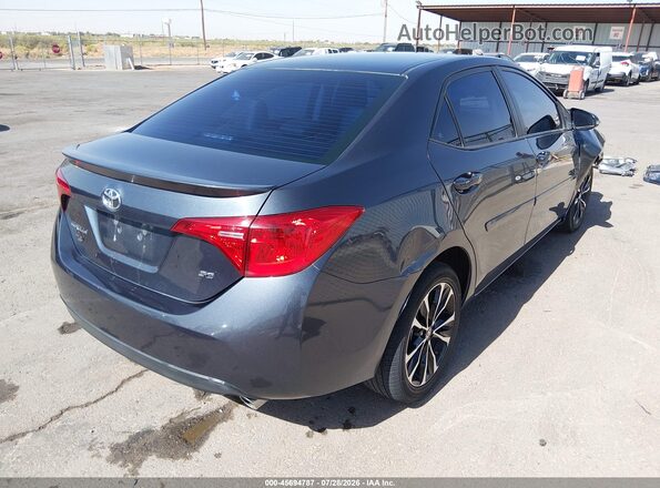 5YFBURHE4JP745746 2018 TOYOTA COROLLA Dark Blue Tył prawy