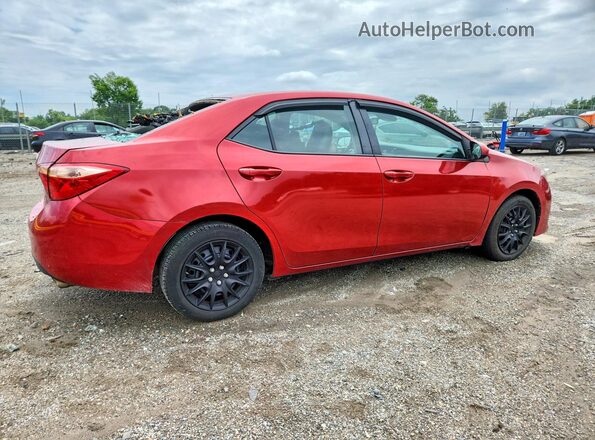 5YFBURHE4JP751949 2018 TOYOTA COROLLA Red Tył prawy
