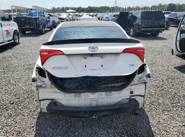 5YFBURHE4JP764491 2018 TOYOTA COROLLA White Widok z tyłu