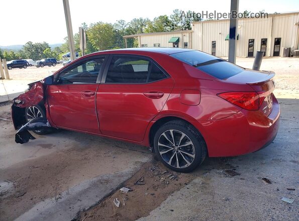 5YFBURHE4JP765348 2018 TOYOTA COROLLA Красный Задняя левая четверть