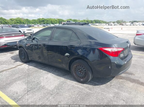5YFBURHE4JP767133 2018 TOYOTA COROLLA Black Tył lewy