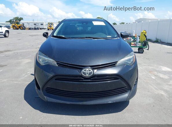 5YFBURHE4JP784160 2018 TOYOTA COROLLA Black Widok zestawu wskaźników
