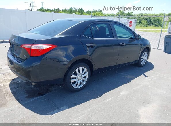 5YFBURHE4JP784160 2018 TOYOTA COROLLA Black Tył prawy