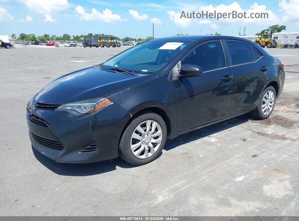 5YFBURHE4JP784160 2018 TOYOTA COROLLA Black Przód lewy