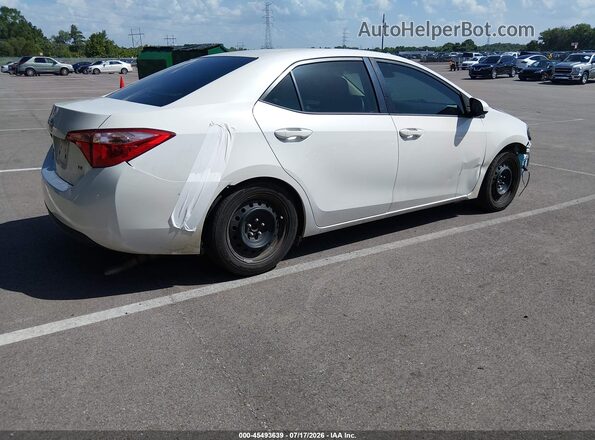 5YFBURHE4JP788080 2018 TOYOTA COROLLA Белый Задняя правая четверть