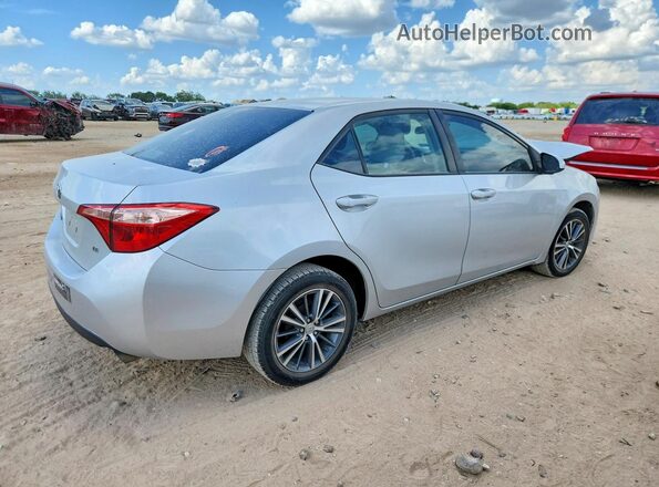 5YFBURHE4JP808554 2018 TOYOTA COROLLA Silver Tył prawy