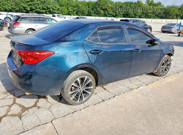 5YFBURHE4JP809333 2018 TOYOTA COROLLA Blue Задня права чверть