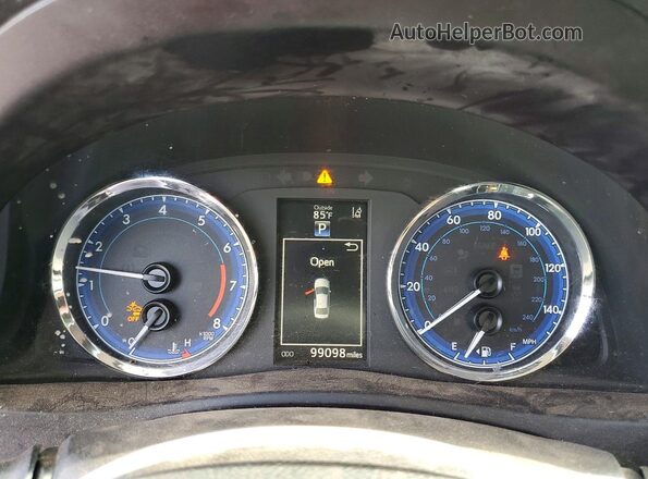 5YFBURHE4JP809333 2018 TOYOTA COROLLA Blue Вид щитка приладів