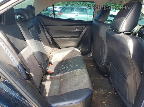 5YFBURHE4JP809333 2018 TOYOTA COROLLA Blue Вид задніх сидінь