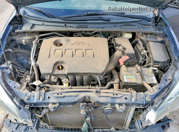 5YFBURHE4JP809333 2018 TOYOTA COROLLA Blue Вид задньої частини салону