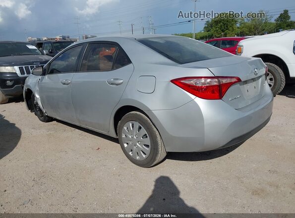 5YFBURHE4KP856508 2019 TOYOTA COROLLA Silver Tył lewy