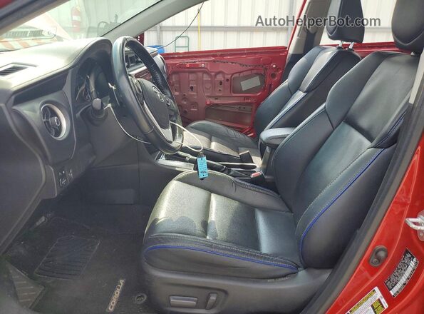 5YFBURHE4KP865273 2019 TOYOTA COROLLA Red Widok wnętrza z przodu