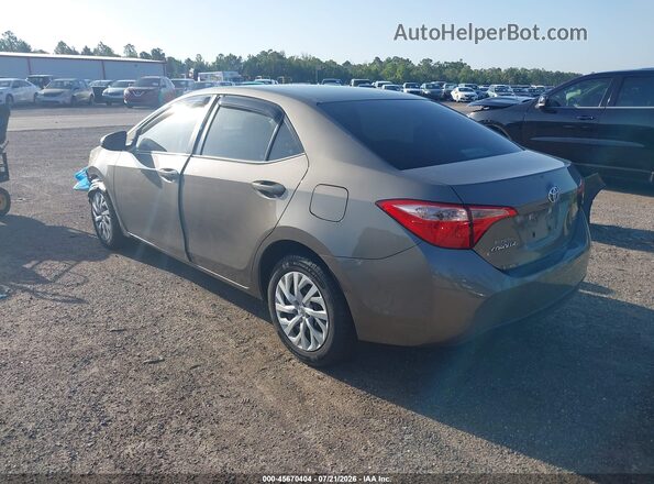 5YFBURHE4KP877696 2019 TOYOTA COROLLA Beige უკანა მარცხენა