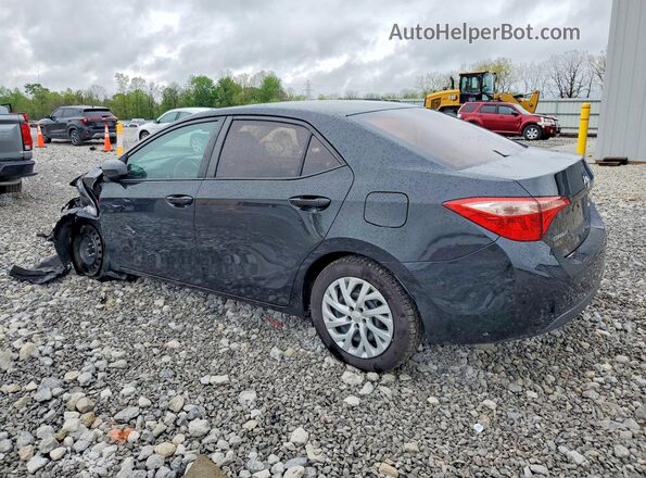5YFBURHE4KP881182 2019 TOYOTA COROLLA Black Tył lewy