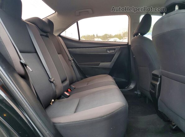 5YFBURHE4KP881182 2019 TOYOTA COROLLA Black Widok tylnych siedzeń