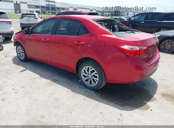 5YFBURHE4KP883983 2019 TOYOTA COROLLA Красный Задняя левая четверть