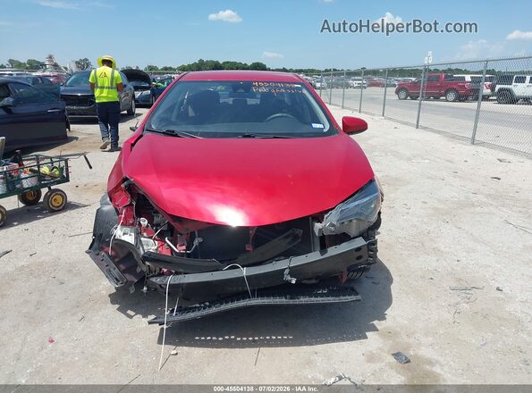 5YFBURHE4KP883983 2019 TOYOTA COROLLA Красный Вид щитка приборов