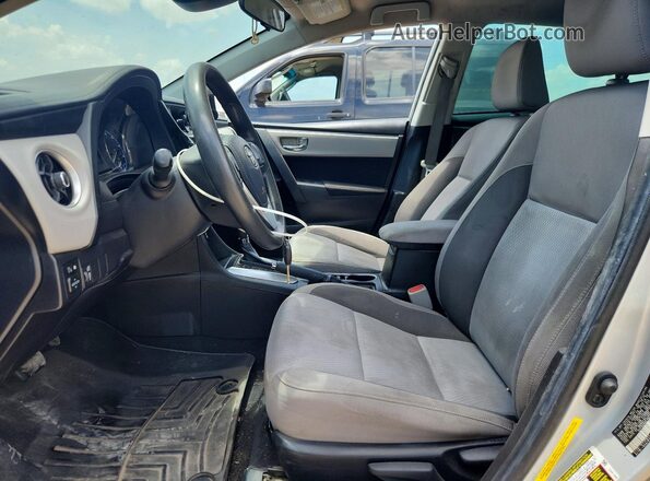 5YFBURHE4KP910020 2019 TOYOTA COROLLA Silver Widok wnętrza z przodu