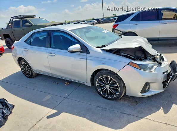 5YFBURHE5GP387369 2016 TOYOTA COROLLA Silver Przód prawy