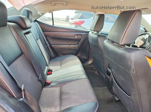 5YFBURHE5GP387369 2016 TOYOTA COROLLA Silver Widok tylnych siedzeń