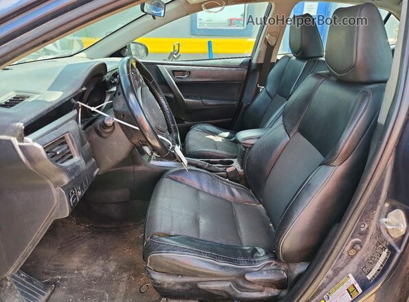 5YFBURHE5GP434609 2016 TOYOTA COROLLA Blue Front interior view