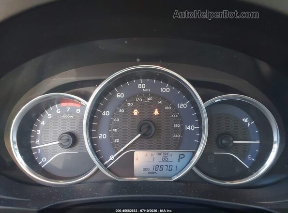 5YFBURHE5GP474074 2016 TOYOTA COROLLA Red უკანა სავარძლების ხედი
