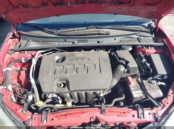 5YFBURHE5GP474074 2016 TOYOTA COROLLA Red უკანა ხედი
