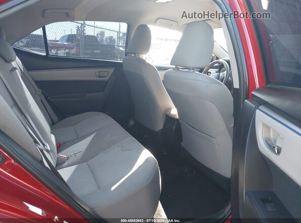 5YFBURHE5GP474074 2016 TOYOTA COROLLA Red VIN კოდის სტიკერის ხედი