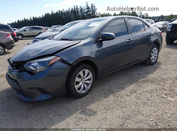 5YFBURHE5GP483633 2016 TOYOTA COROLLA Gray Front left