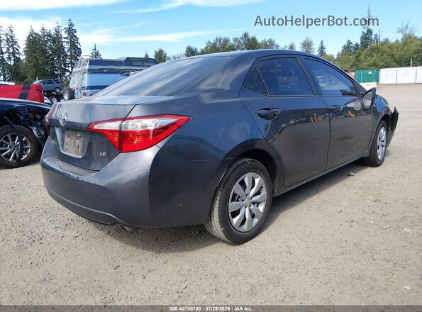 5YFBURHE5GP483633 2016 TOYOTA COROLLA Gray Rear right