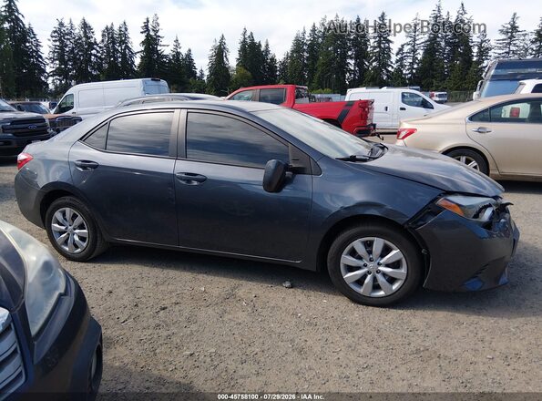 5YFBURHE5GP483633 2016 TOYOTA COROLLA Gray Rear interior view