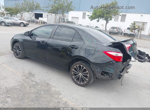 5YFBURHE5GP494602 2016 TOYOTA COROLLA Black Trasero izquierdo