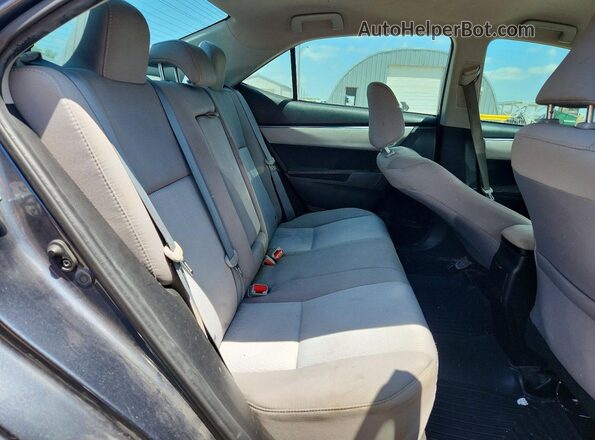 5YFBURHE5GP547377 2016 TOYOTA COROLLA Gray Widok tylnych siedzeń