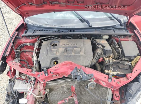 5YFBURHE6GP476691 2016 TOYOTA COROLLA Красный Вид задней части салона