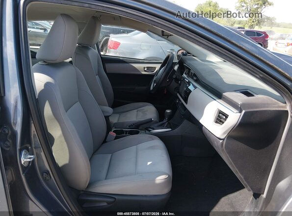 5YFBURHE6GP499310 2016 TOYOTA COROLLA Gray Սալոնի դիմացի տեսք