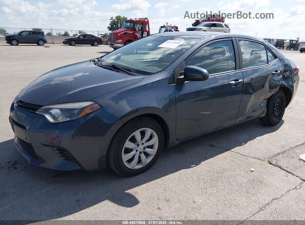 5YFBURHE6GP499310 2016 TOYOTA COROLLA Gray Առջևի ձախ երեք քառորդ տեսարան