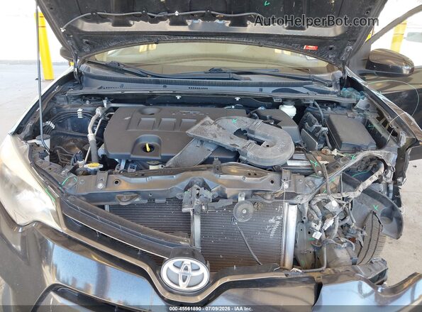 5YFBURHE6GP565211 2016 TOYOTA COROLLA Black Rear view