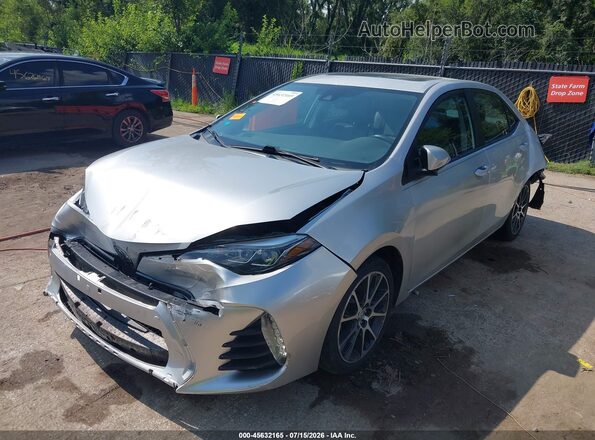 5YFBURHE6HP625814 2017 TOYOTA COROLLA Silver Front left
