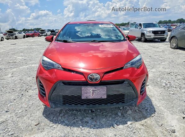 5YFBURHE6HP731261 2017 TOYOTA COROLLA Красный Вид спереди