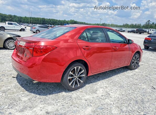 5YFBURHE6HP731261 2017 TOYOTA COROLLA Красный Задняя правая четверть